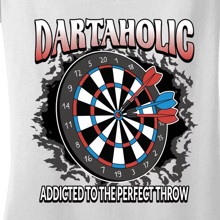 Dartaholic Women's V-Neck T-Shirt