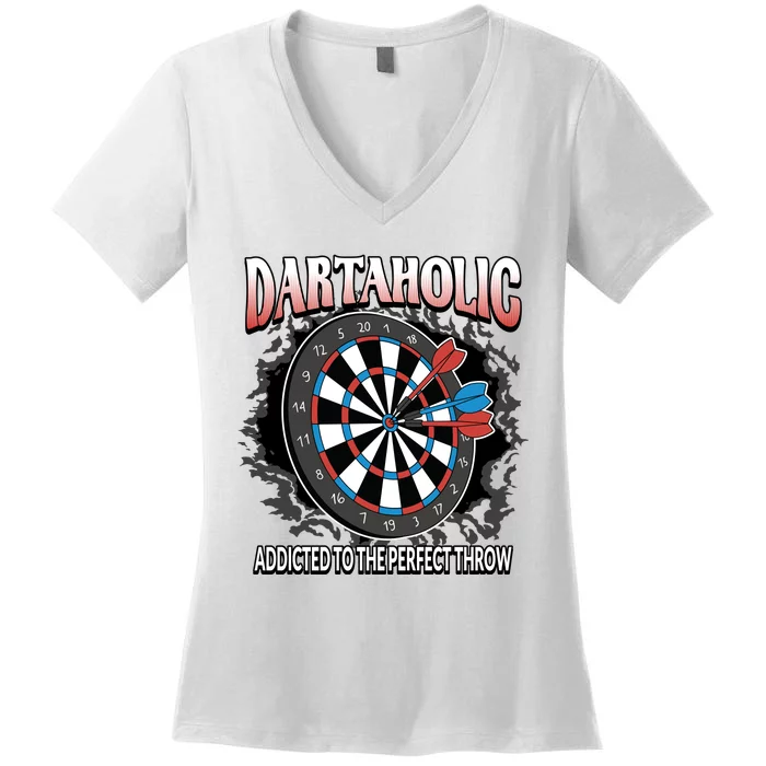 Dartaholic Women's V-Neck T-Shirt