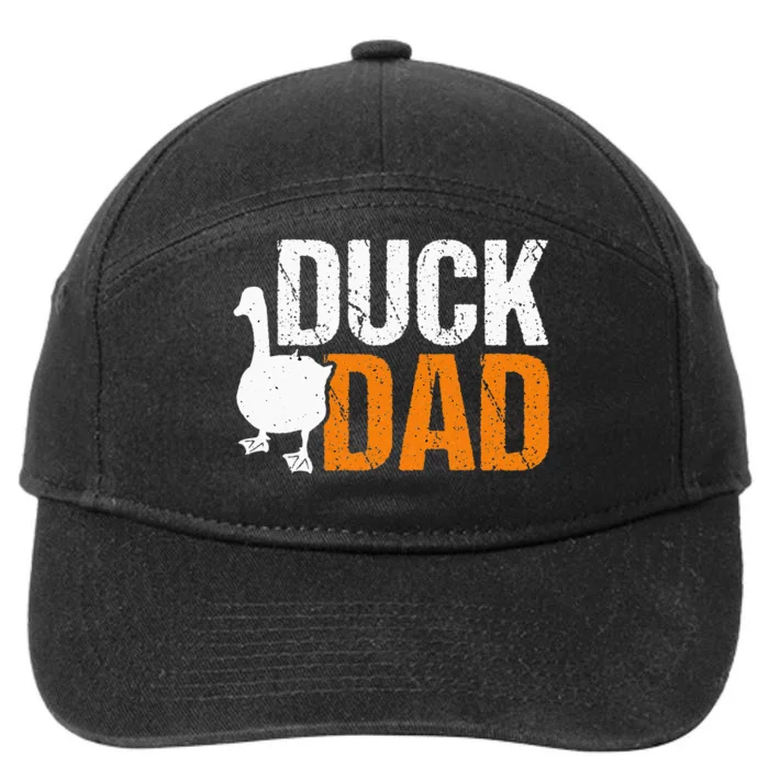 Duck Dad Animal Lover Cute Ducks Themed 7-Panel Snapback Hat