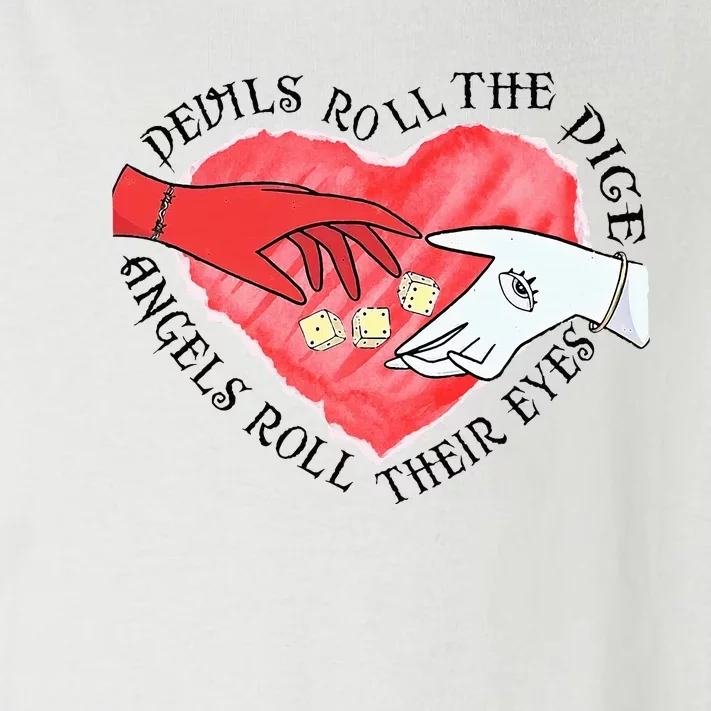 Devils Dice Angels Eyes Valentine's Day Costume Toddler Long Sleeve Shirt