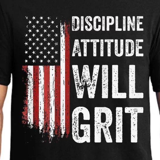 D.A.W.G Discipline Attitude Will Grit Gym Motivation Workout Pajama Set