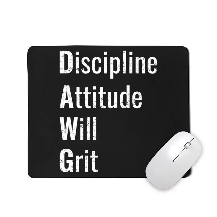 D.A.W.G Discipline Attitude Will Grit Mousepad