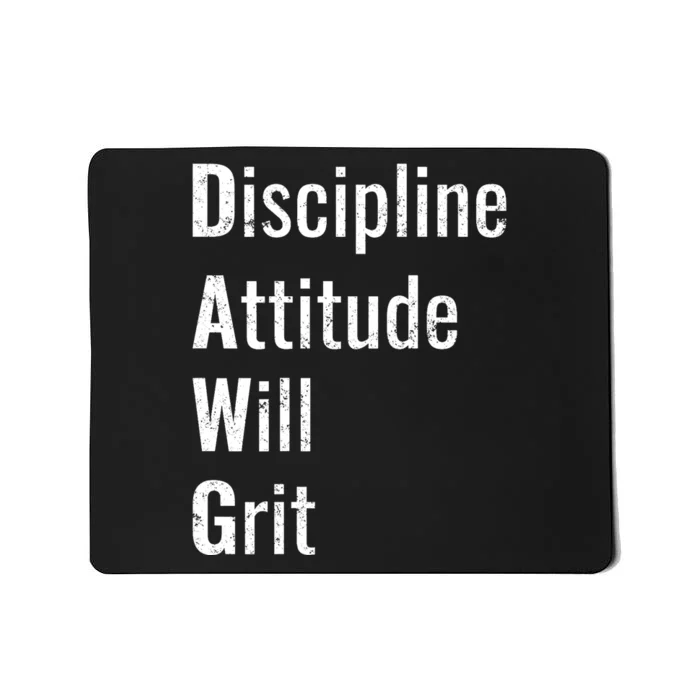 D.A.W.G Discipline Attitude Will Grit Mousepad