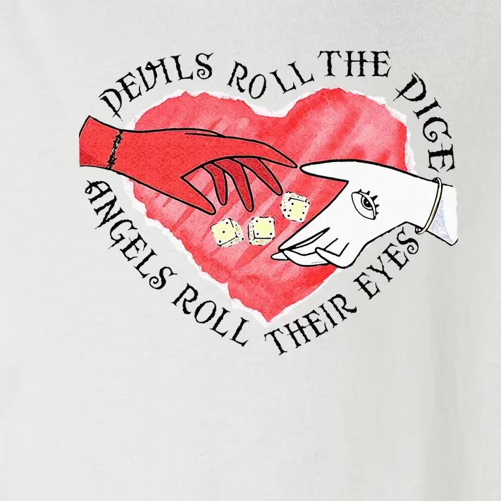 Devils Dice Angels Eyes Valentines Day Costume Toddler Long Sleeve Shirt