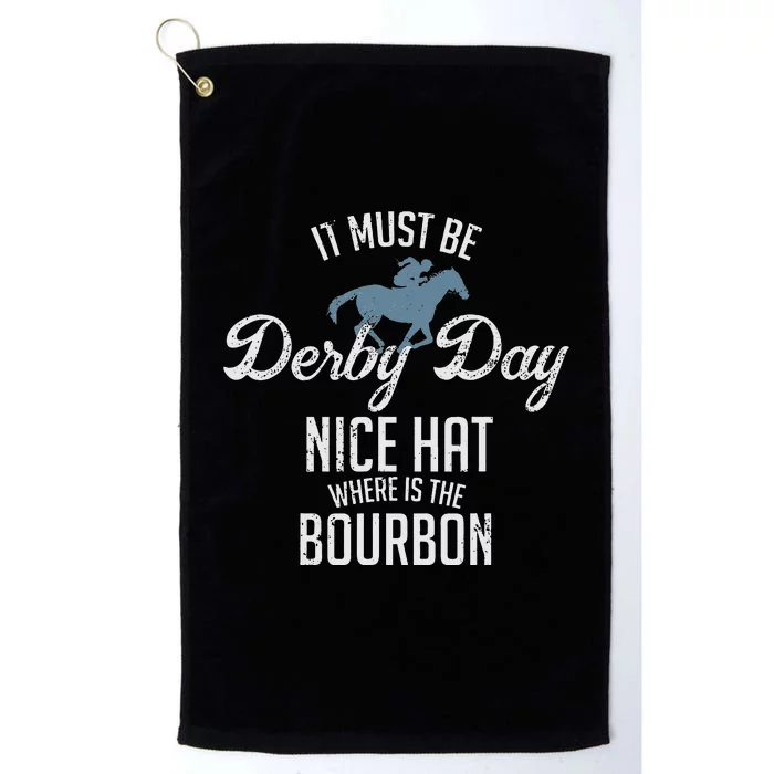 Derby Day and mint juleps Kentucky horse racing Platinum Collection Golf Towel