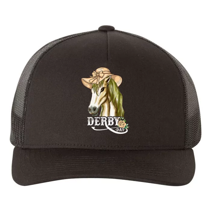 Derby Day And Hats It Must Be Derby Talk Derby To Me Yupoong Adult 5-Panel Trucker Hat