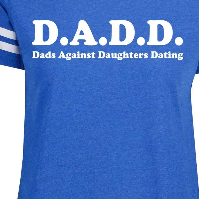 Dadd Dads Against Daughters Dating Gift Enza Ladies Jersey Football T-Shirt