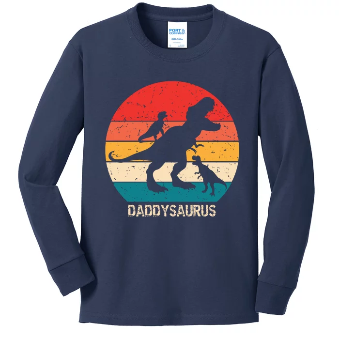 DADDSAURUS Kids Long Sleeve Shirt