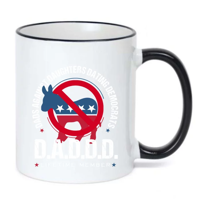 Daddd Dads Against Daughters Dating Democrats Gift Black Color Changing Mug