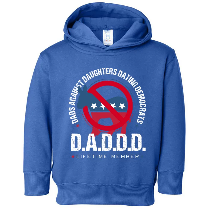 Daddd Dads Against Daughters Dating Democrats Gift Toddler Hoodie