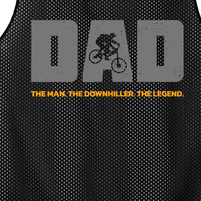 Downhill Dad And Downhill Mountain Biking For Downhill Mesh Reversible Basketball Jersey Tank