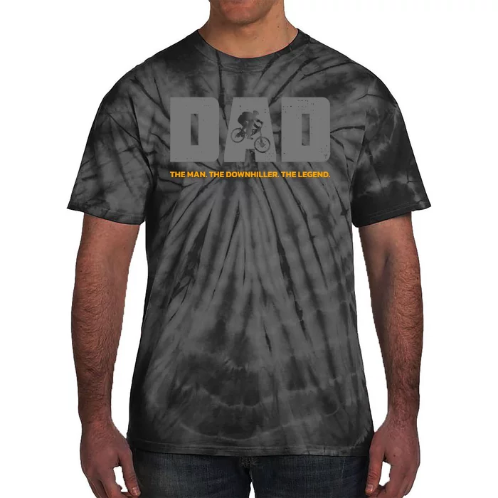 Downhill Dad And Downhill Mountain Biking For Downhill Tie-Dye T-Shirt