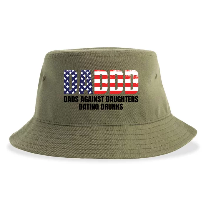 Daddd Dads Against Daughters Dating Drunks Great Gift Sustainable Bucket Hat