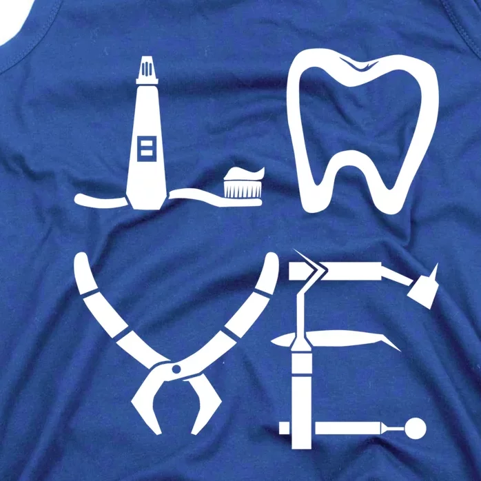 Dentist Dental Assistant Love Design Hygienist Doctor Gift Tank Top