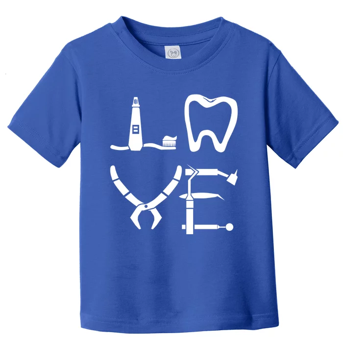 Dentist Dental Assistant Love Design Hygienist Doctor Gift Toddler T-Shirt