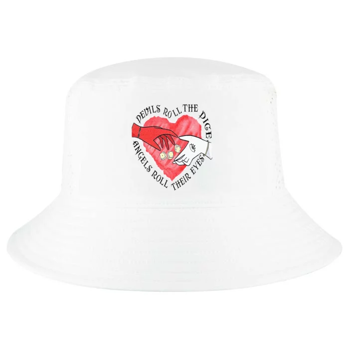 Devils Dice Angels Eyes Valentines Day Cool Comfort Performance Bucket Hat