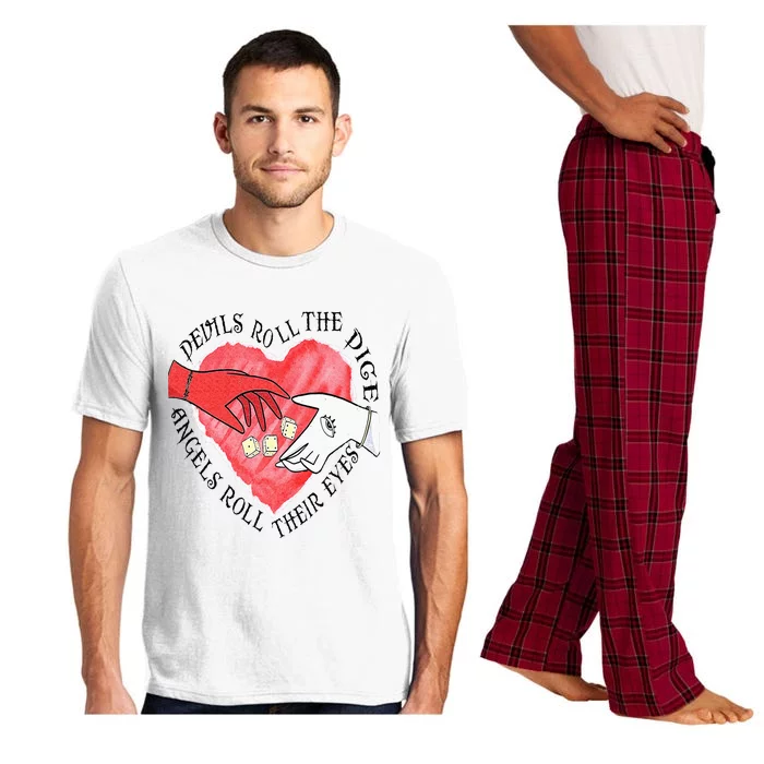 Devils Dice Angels Eyes Valentines Day Pajama Set