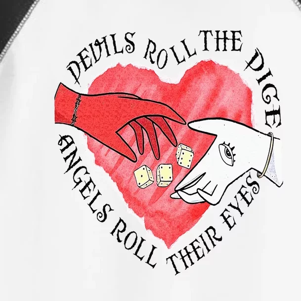 Devils Dice Angels Eyes Valentines Day Toddler Fine Jersey T-Shirt