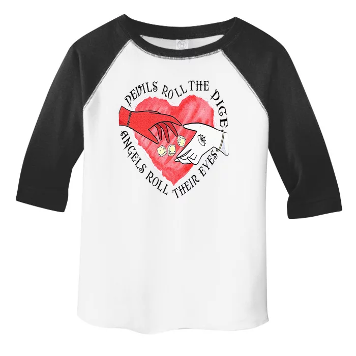 Devils Dice Angels Eyes Valentines Day Toddler Fine Jersey T-Shirt