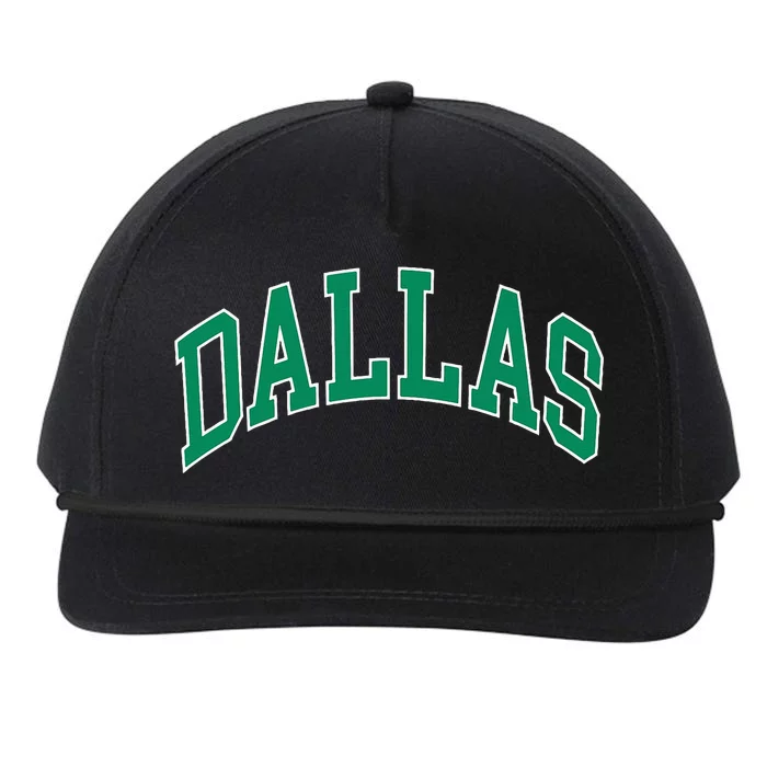 Dallas Snapback Five-Panel Rope Hat