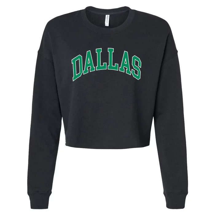 Dallas Cropped Pullover Crew