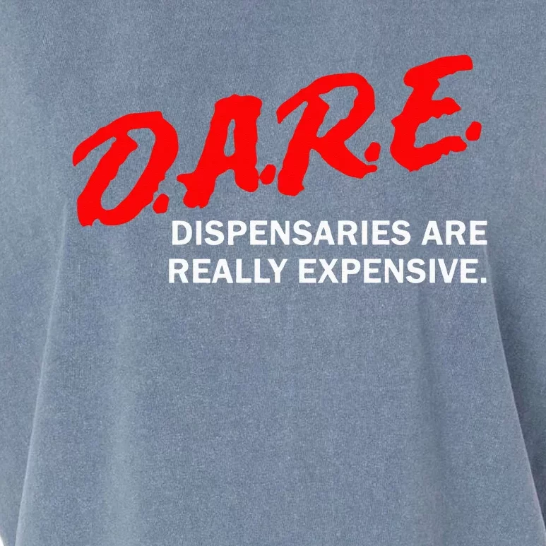 Dare Dispensaries Are Really Expensive Garment-Dyed Women's Muscle Tee