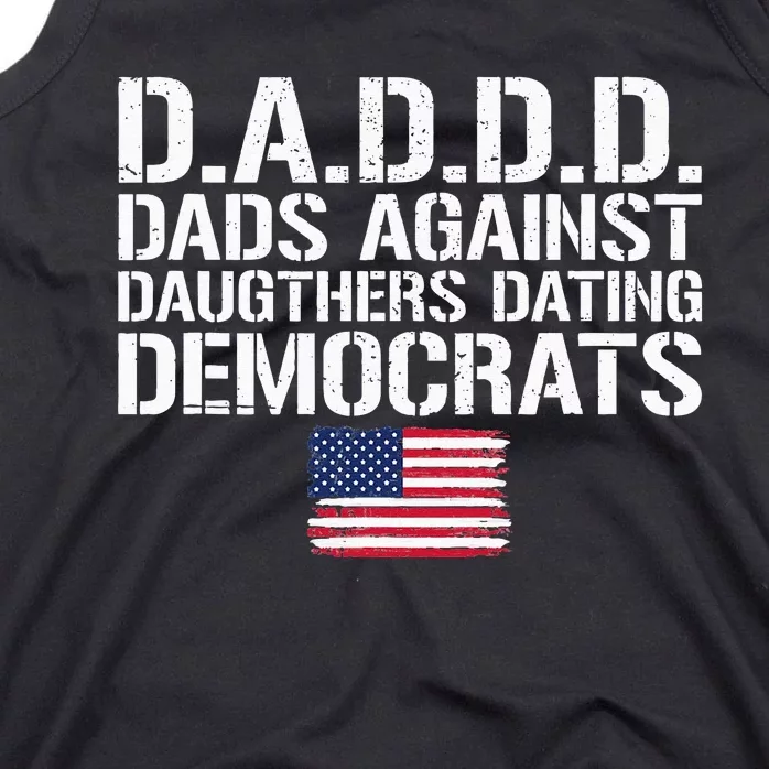 Daddd Dads Against Daughters Dating Democrats Tank Top