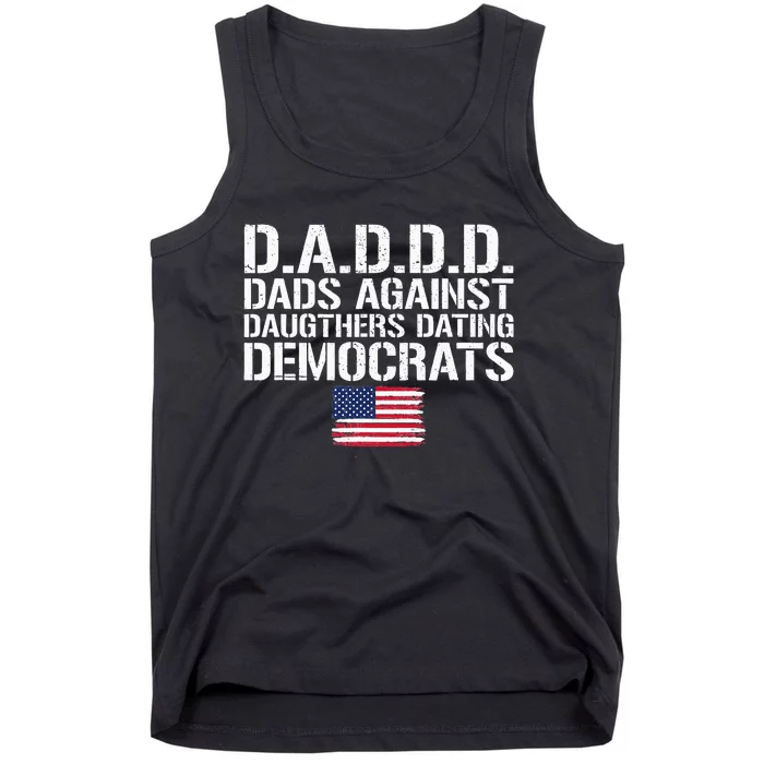 Daddd Dads Against Daughters Dating Democrats Tank Top