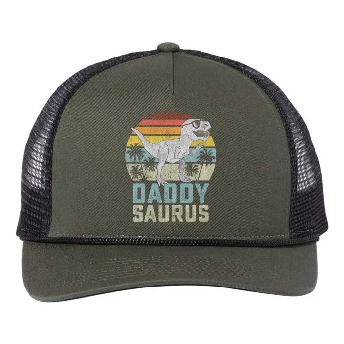 Daddysaurus Retro Rope Trucker Hat Cap