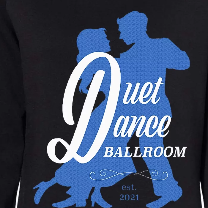 Duet Dance Ballroom Womens California Wash Sweatshirt