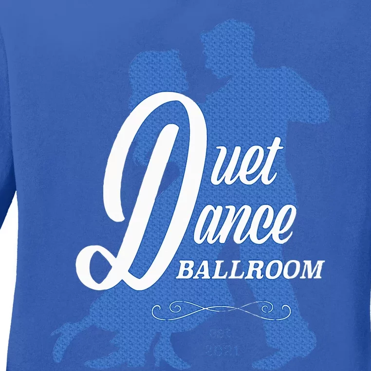 Duet Dance Ballroom Ladies Long Sleeve Shirt