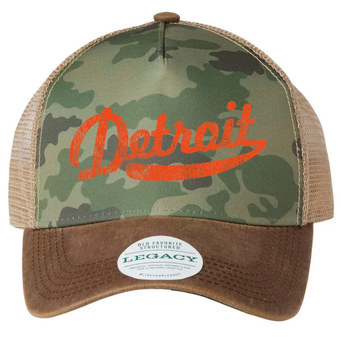 Distressed Detroit Baseball Stuff Vintage Detroit Legacy Tie Dye Trucker Hat