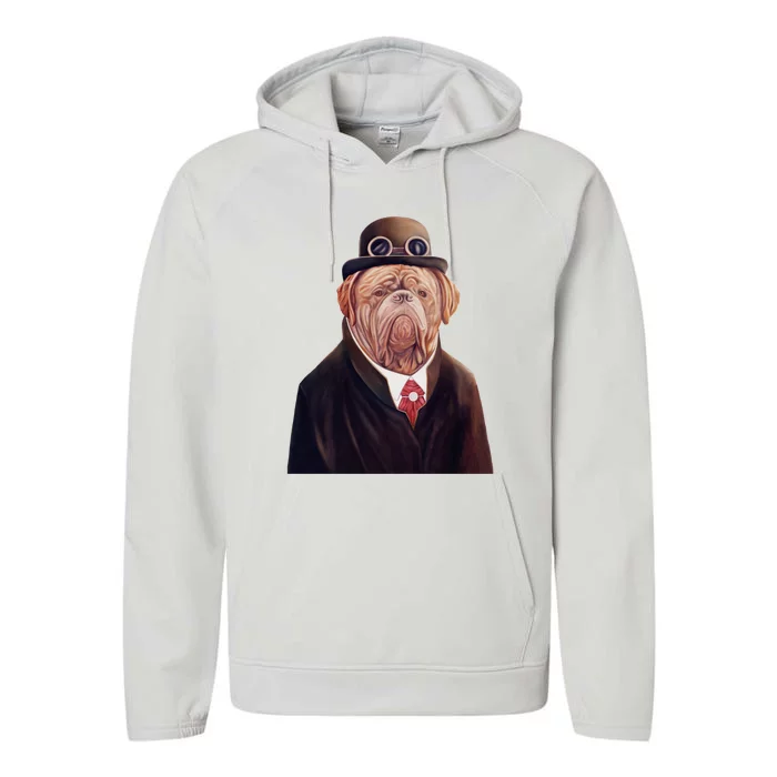 Dogue De Bordeaux Performance Fleece Hoodie