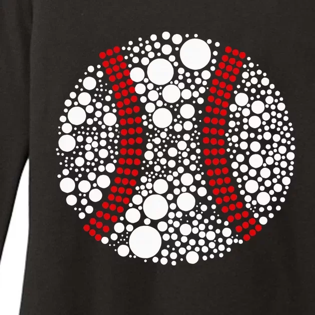 \Dot Day Baseball Lover Dot Day Make Your Mark Dot Day Womens CVC Long Sleeve Shirt