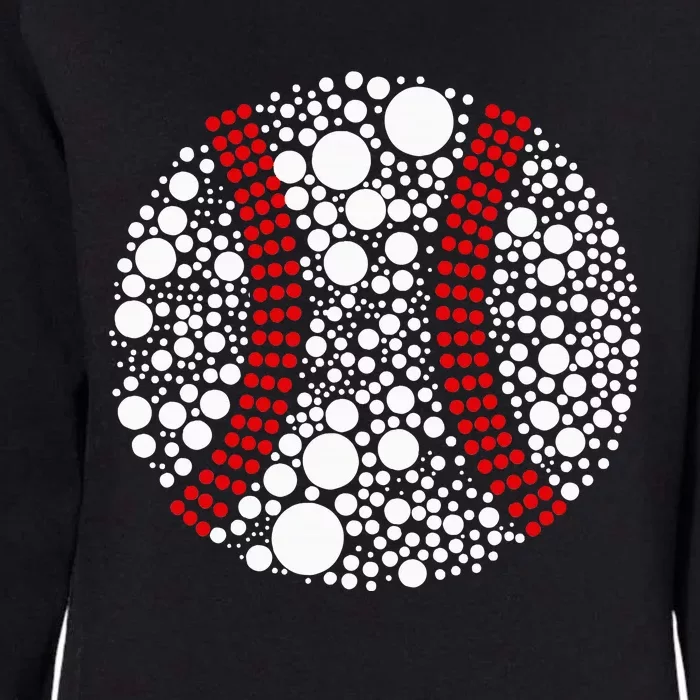 \Dot Day Baseball Lover Dot Day Make Your Mark Dot Day Womens California Wash Sweatshirt