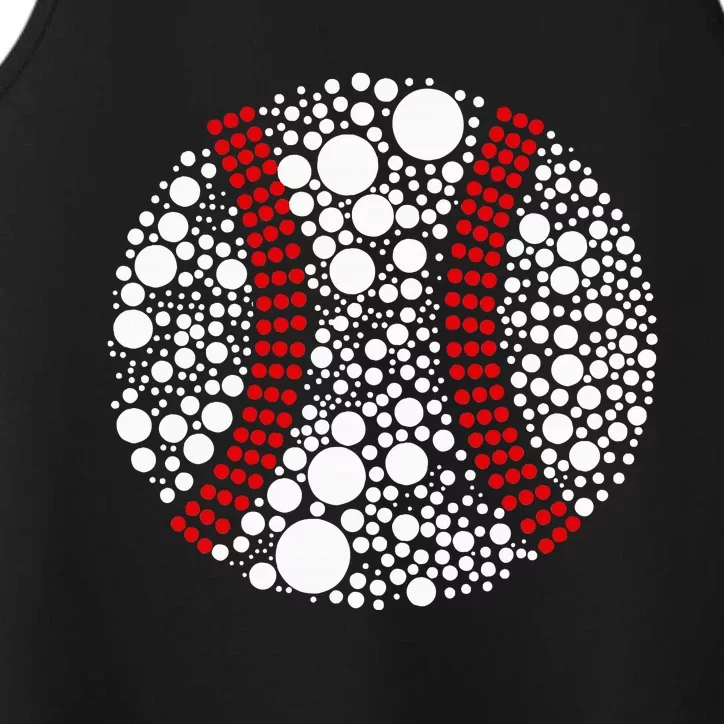 \Dot Day Baseball Lover Dot Day Make Your Mark Dot Day Performance Tank