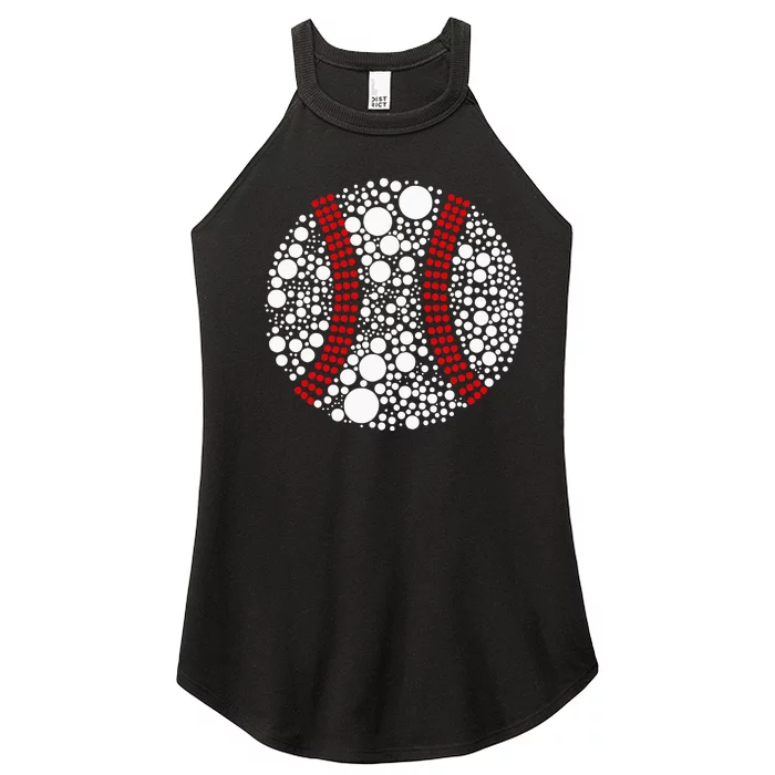 \Dot Day Baseball Lover Dot Day Make Your Mark Dot Day Women’s Perfect Tri Rocker Tank