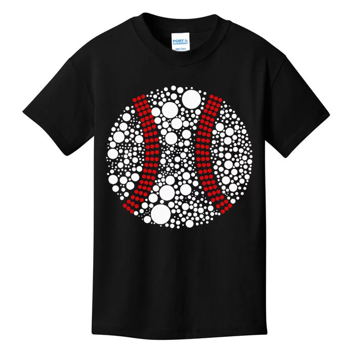 \Dot Day Baseball Lover Dot Day Make Your Mark Dot Day Kids T-Shirt