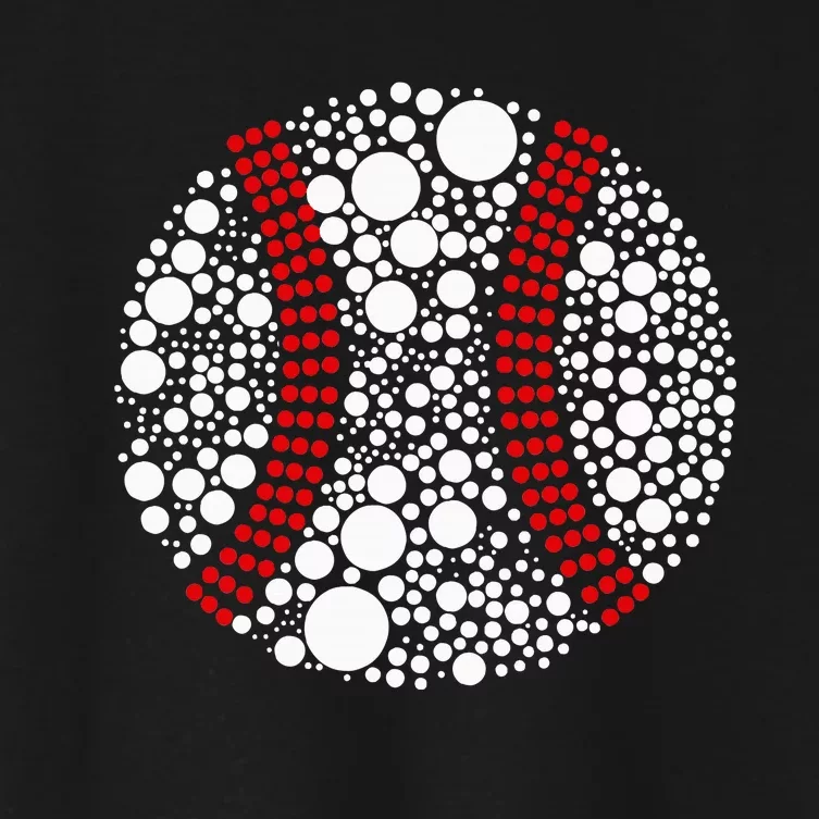 Dot Day Baseball Lover Dot Day Make Your Mark Dot Day Women's Crop Top Tee