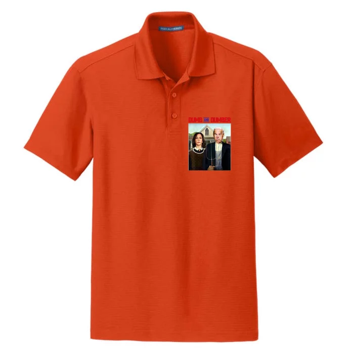 Dumb & Dumber Biden Harris Dry Zone Grid Performance Polo