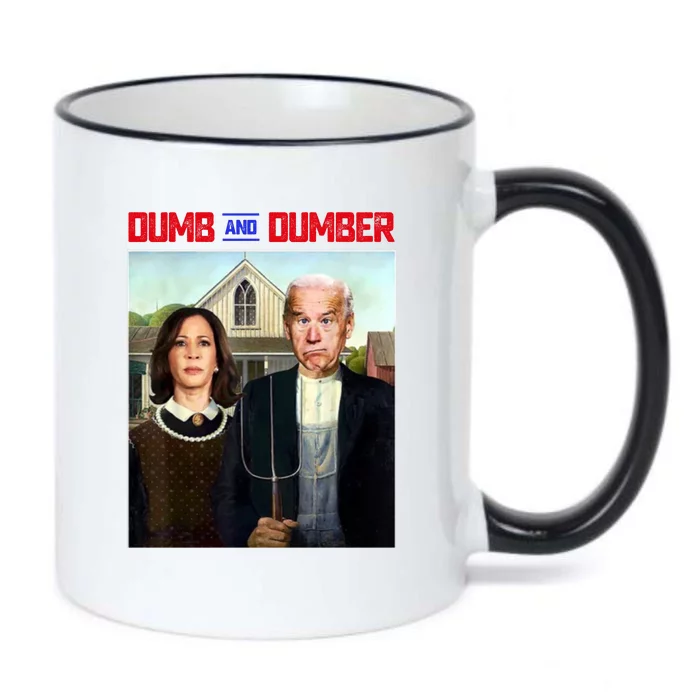 Dumb & Dumber Biden Harris Black Color Changing Mug