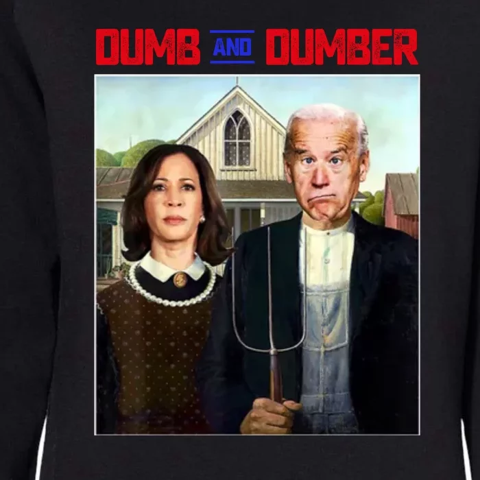 Dumb & Dumber Biden Harris Womens California Wash Sweatshirt