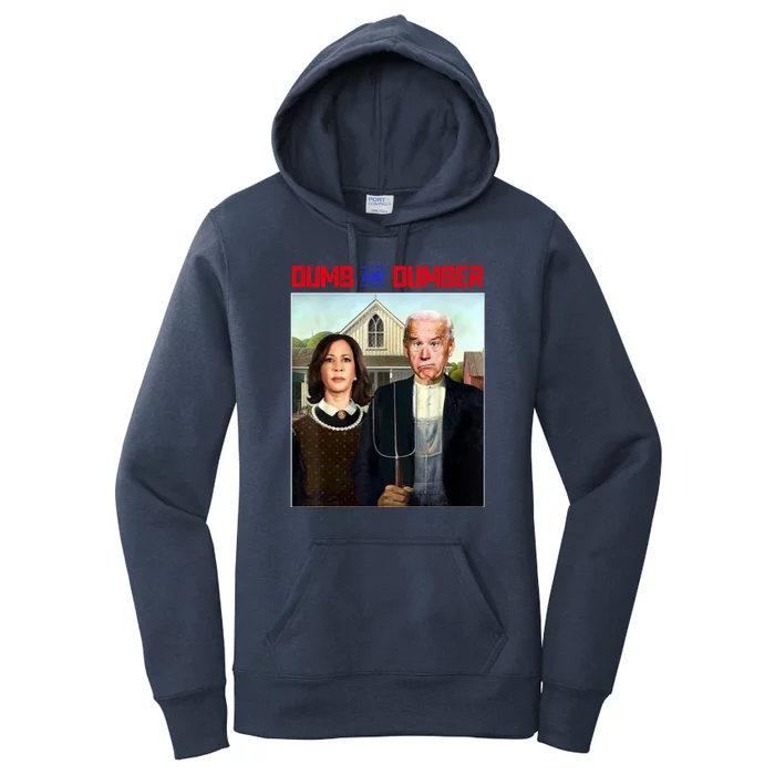 Dumb & Dumber Biden Harris Women's Pullover Hoodie