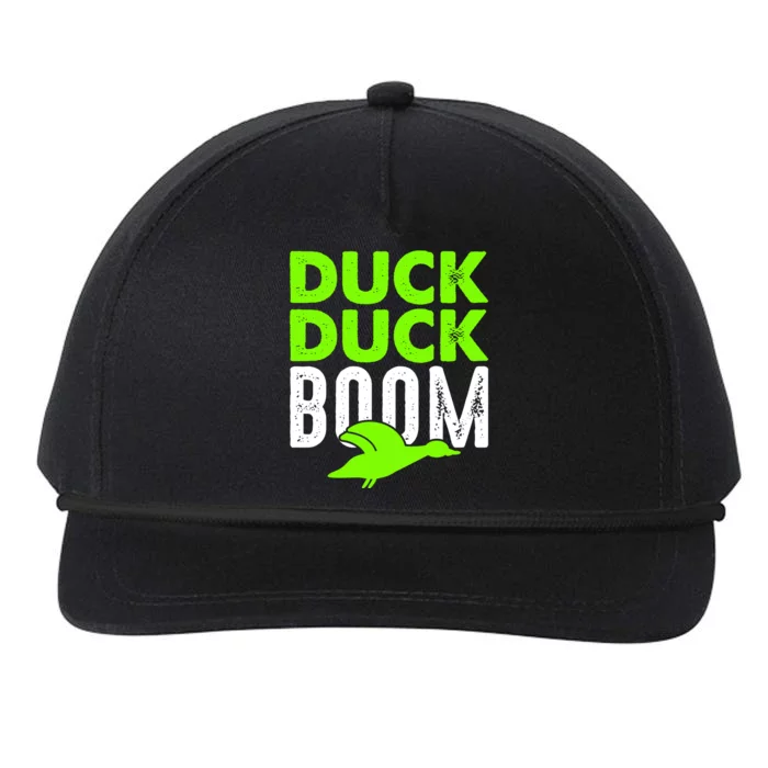 Duck Duck Boom Snapback Five-Panel Rope Hat