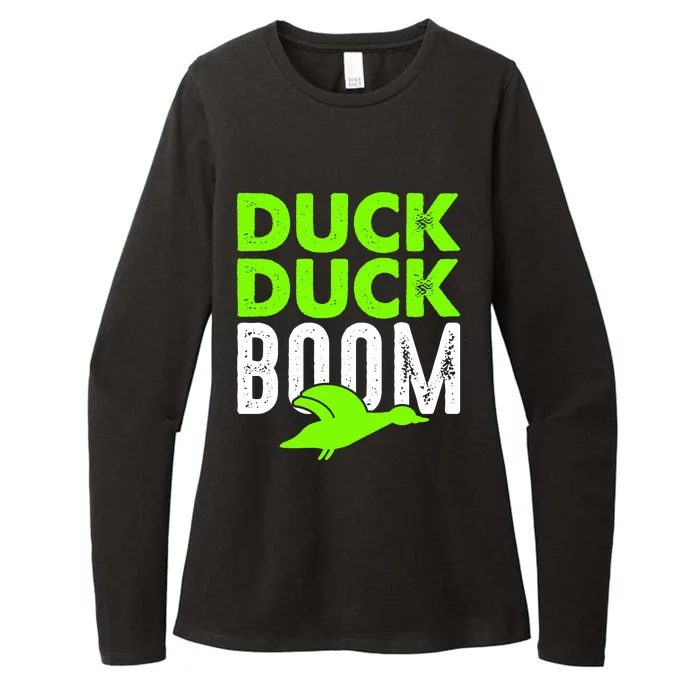 Duck Duck Boom Womens CVC Long Sleeve Shirt