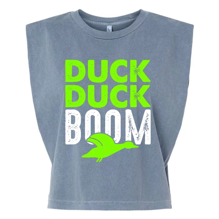 Duck Duck Boom Garment-Dyed Women's Muscle Tee