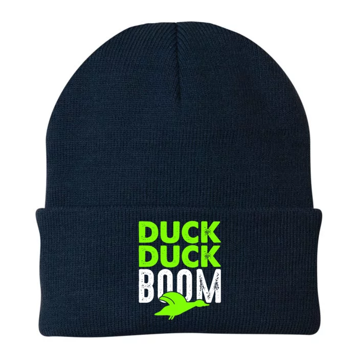 Duck Duck Boom Knit Cap Winter Beanie