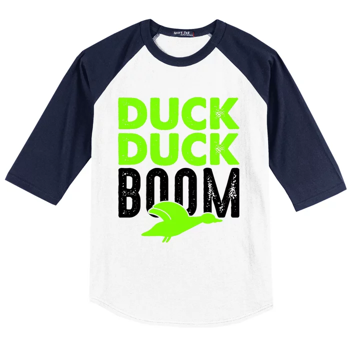 Duck Duck Boom Baseball Sleeve Shirt