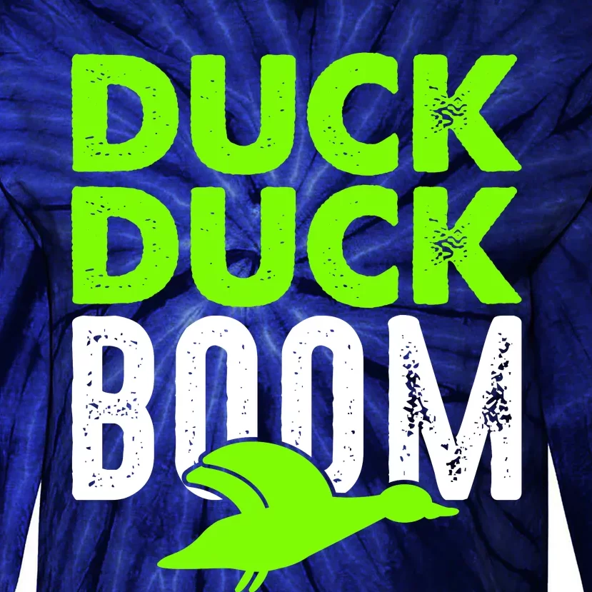 Duck Duck Boom Tie-Dye Long Sleeve Shirt