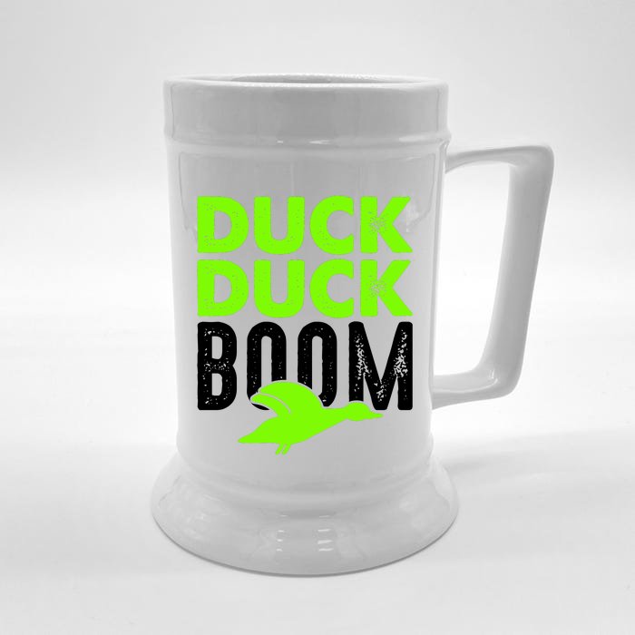 Duck Duck Boom Front & Back Beer Stein